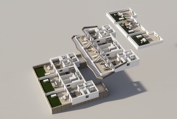 Moderner Bungalow, Meerblick und privater Garten, Finestrat