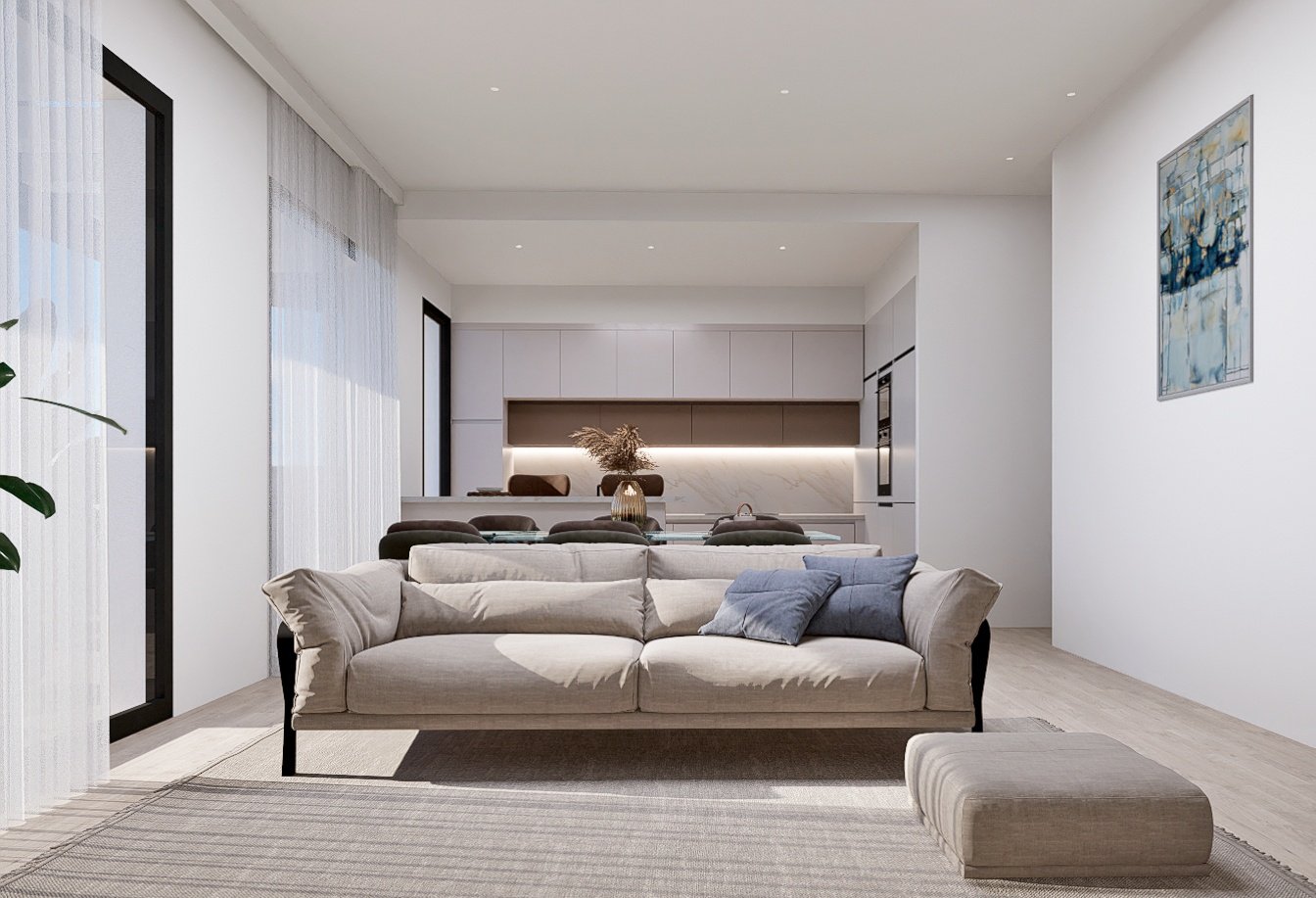 Moderner Bungalow, Meerblick und privater Garten, Finestrat