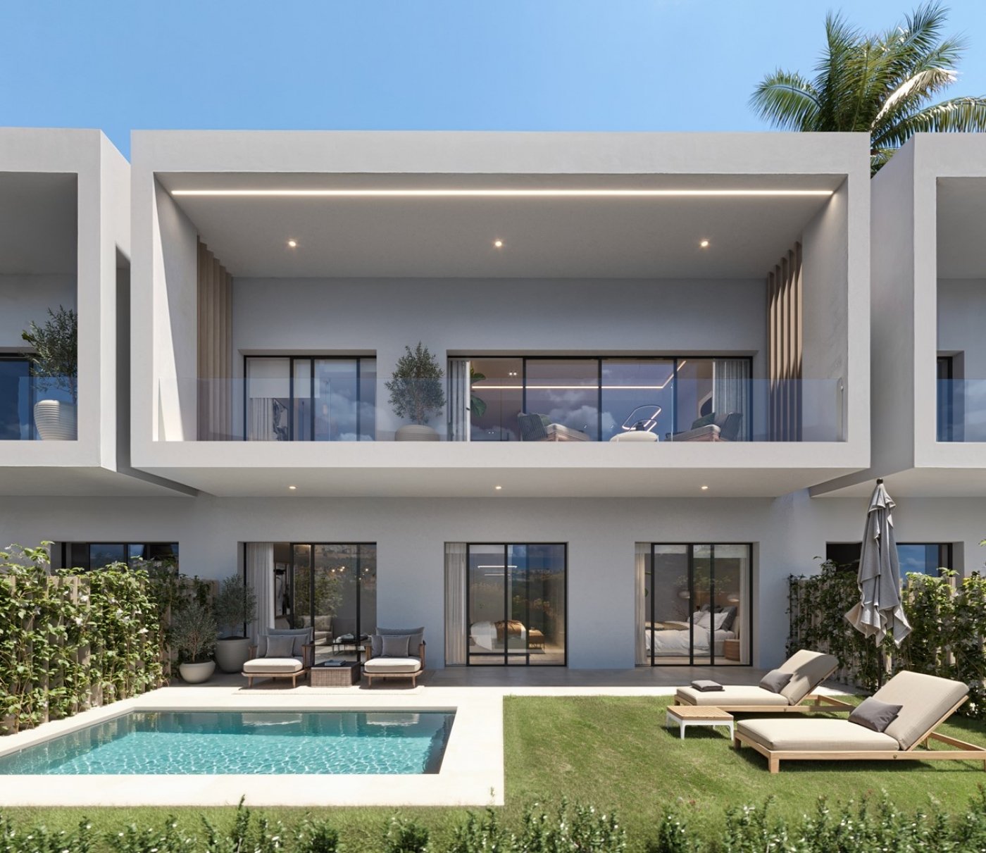 Exclusive townhouses, 1 km from the beach and golf, Caseres del Sol