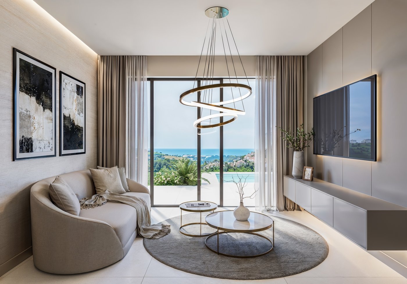 Exclusive townhouses, 1 km from the beach and golf, Caseres del Sol