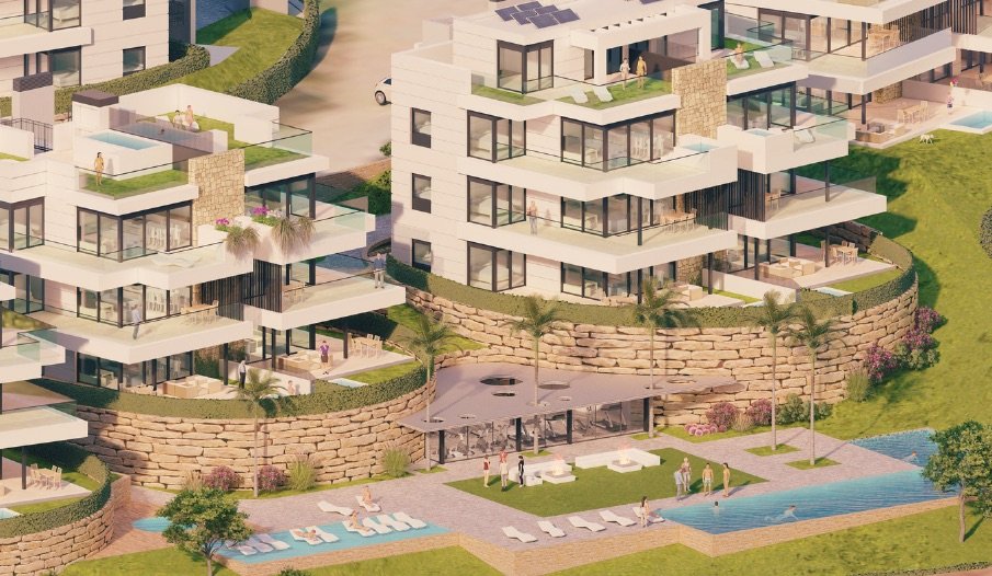 Exklusive Apartments mit Blick auf das Piniental und in Meeresnähe, Estepona