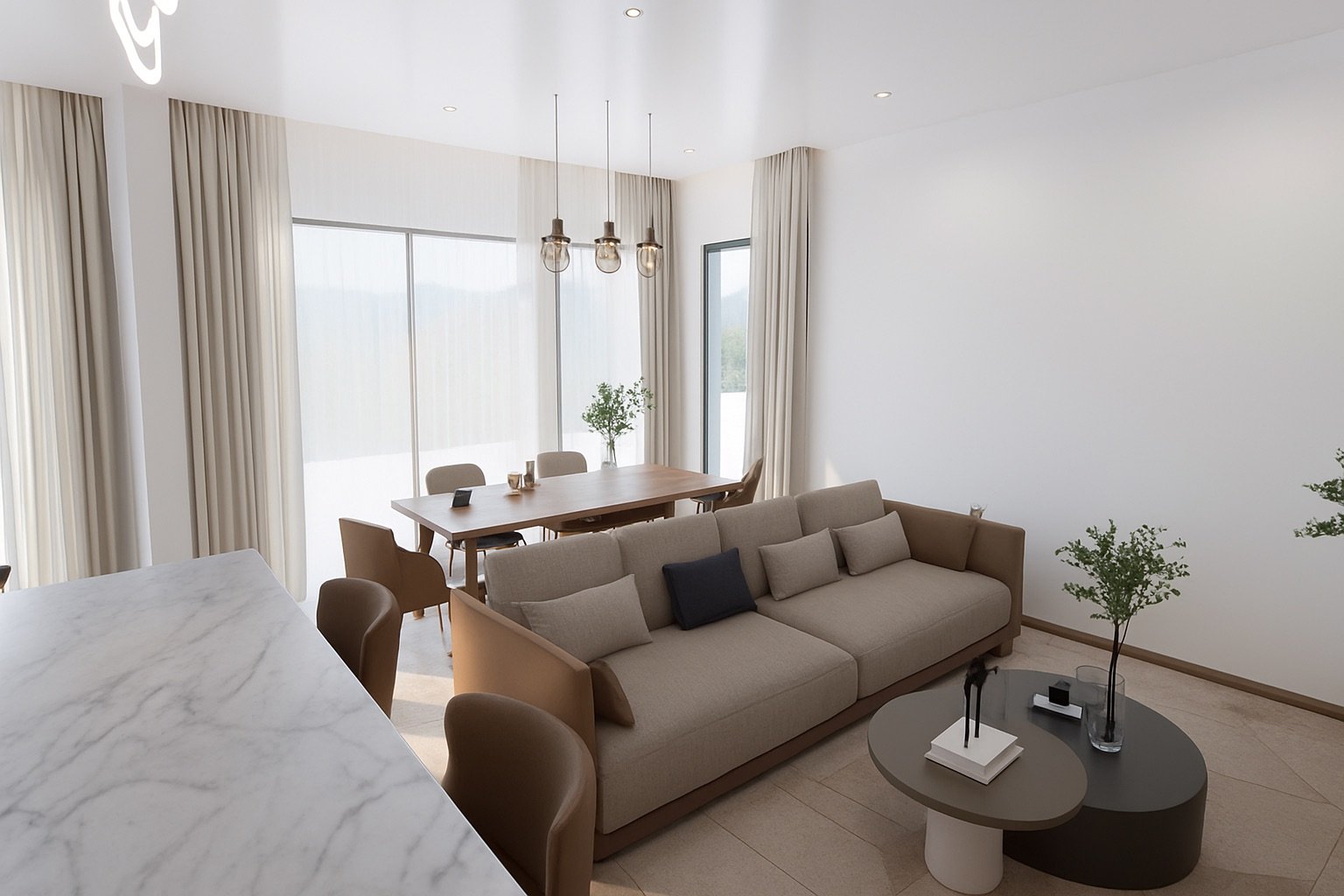 Exklusive Apartments mit Blick auf das Piniental und in Meeresnähe, Estepona