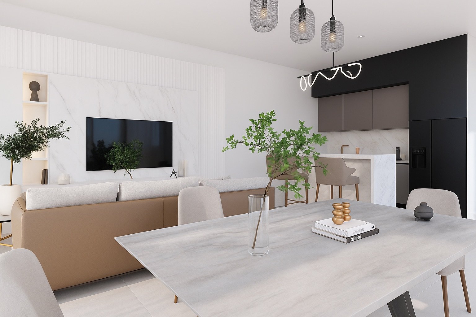 Exklusive Apartments mit Blick auf das Piniental und in Meeresnähe, Estepona