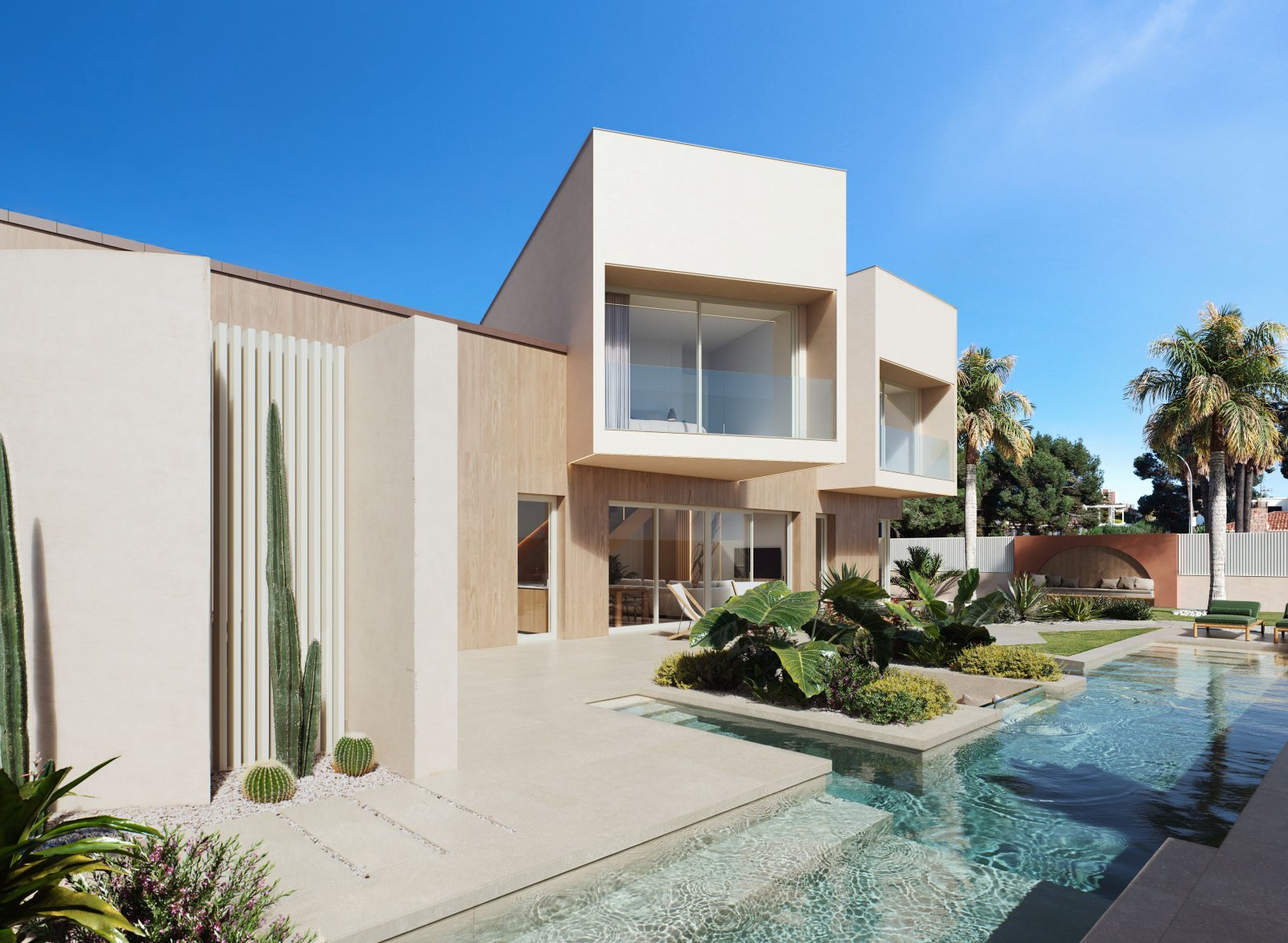 Exclusive villas, 1 km from the sea with private pool, Dehesa de Campoamor