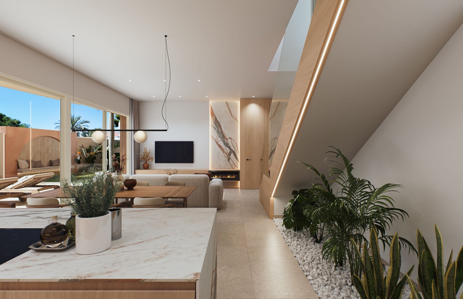 Exclusive villas, 1 km from the sea with private pool, Dehesa de Campoamor