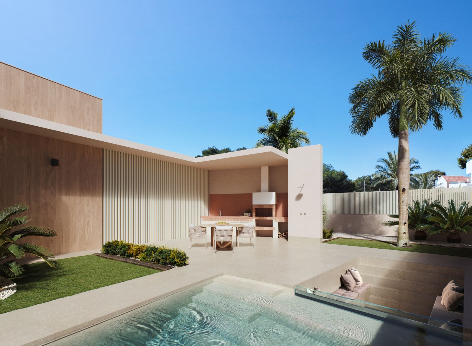 Exclusive villas, 1 km from the sea with private pool, Dehesa de Campoamor