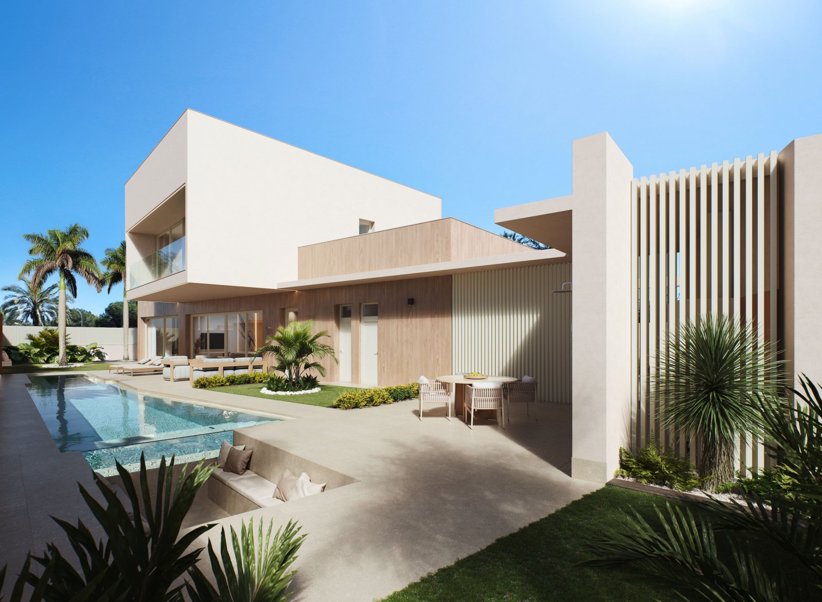 Exclusive villas, 1 km from the sea with private pool, Dehesa de Campoamor
