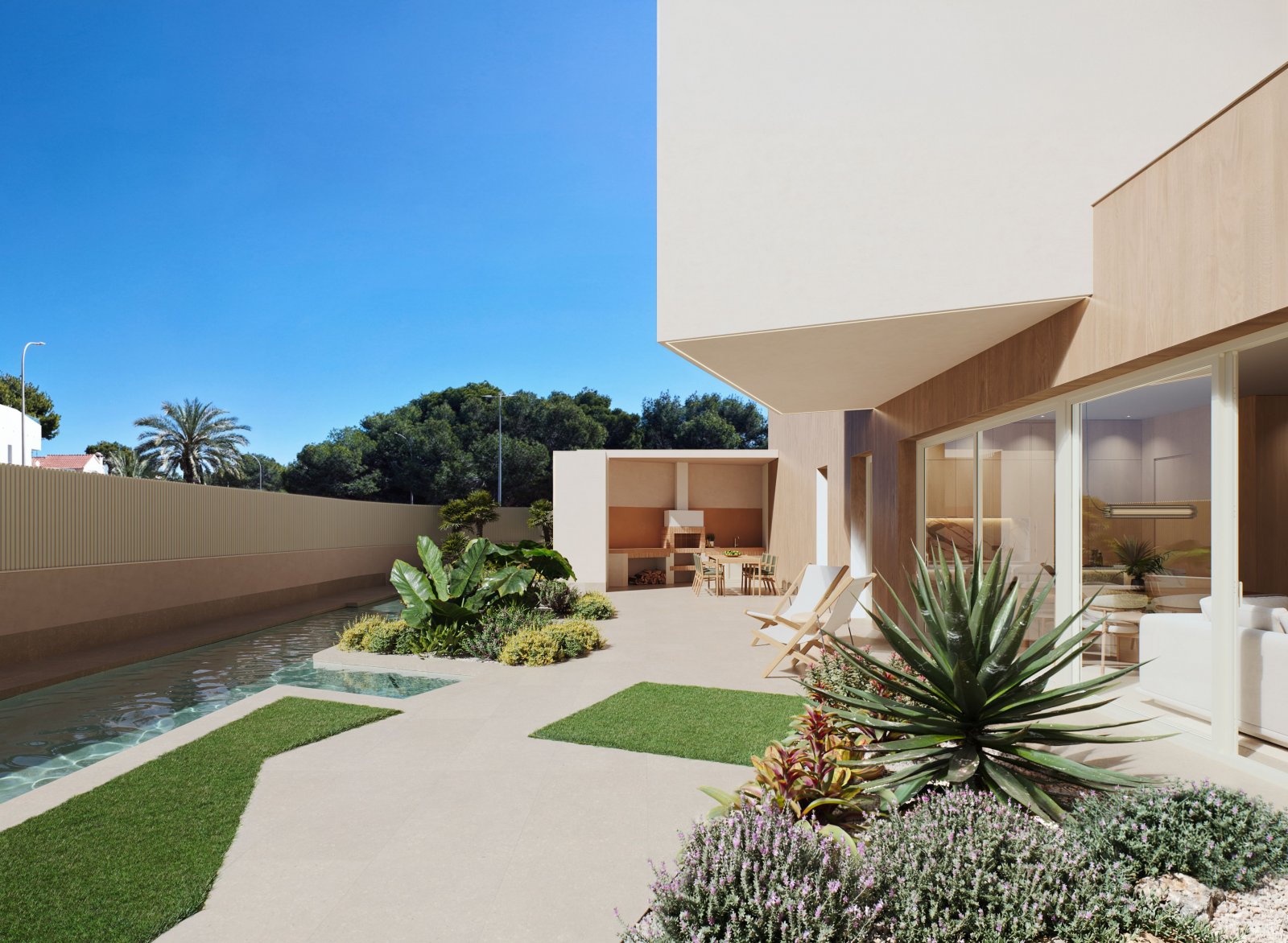 Exclusive villas, 1 km from the sea with private pool, Dehesa de Campoamor