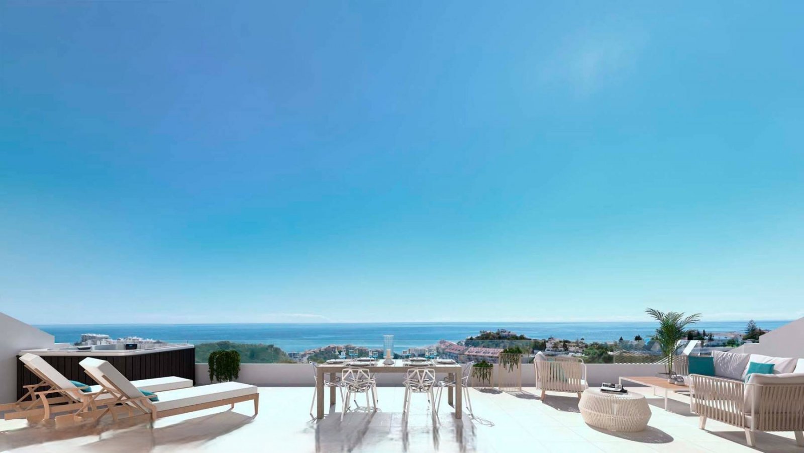 Exclusive apartments with sea views 2 km from the beach, Fuengirola