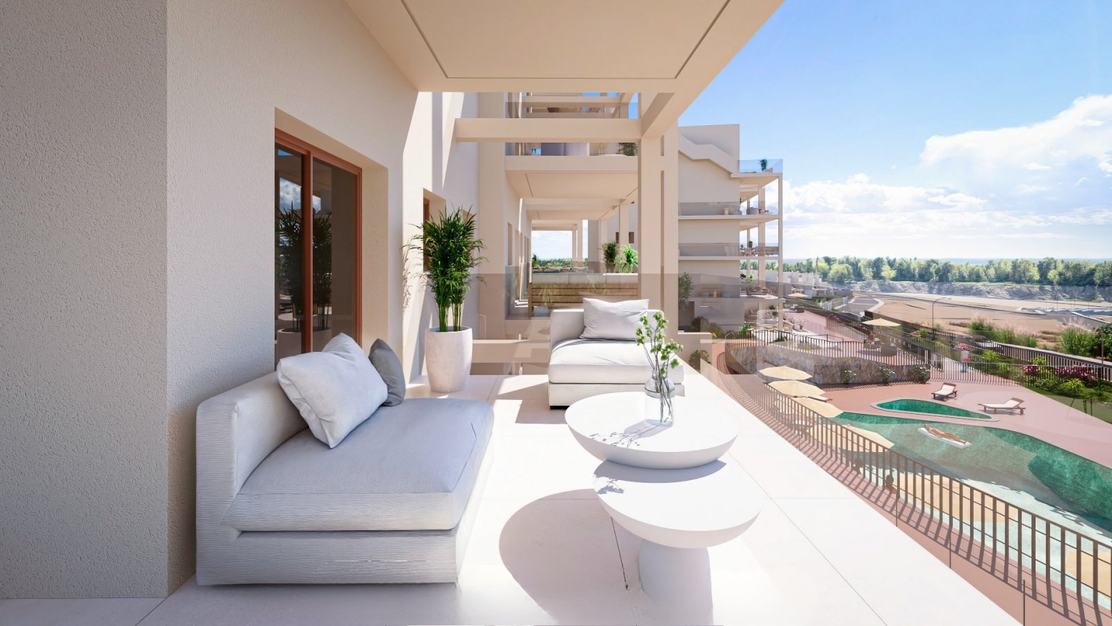 Exclusive apartments, 7 km from the airport with communal pool, Corvera