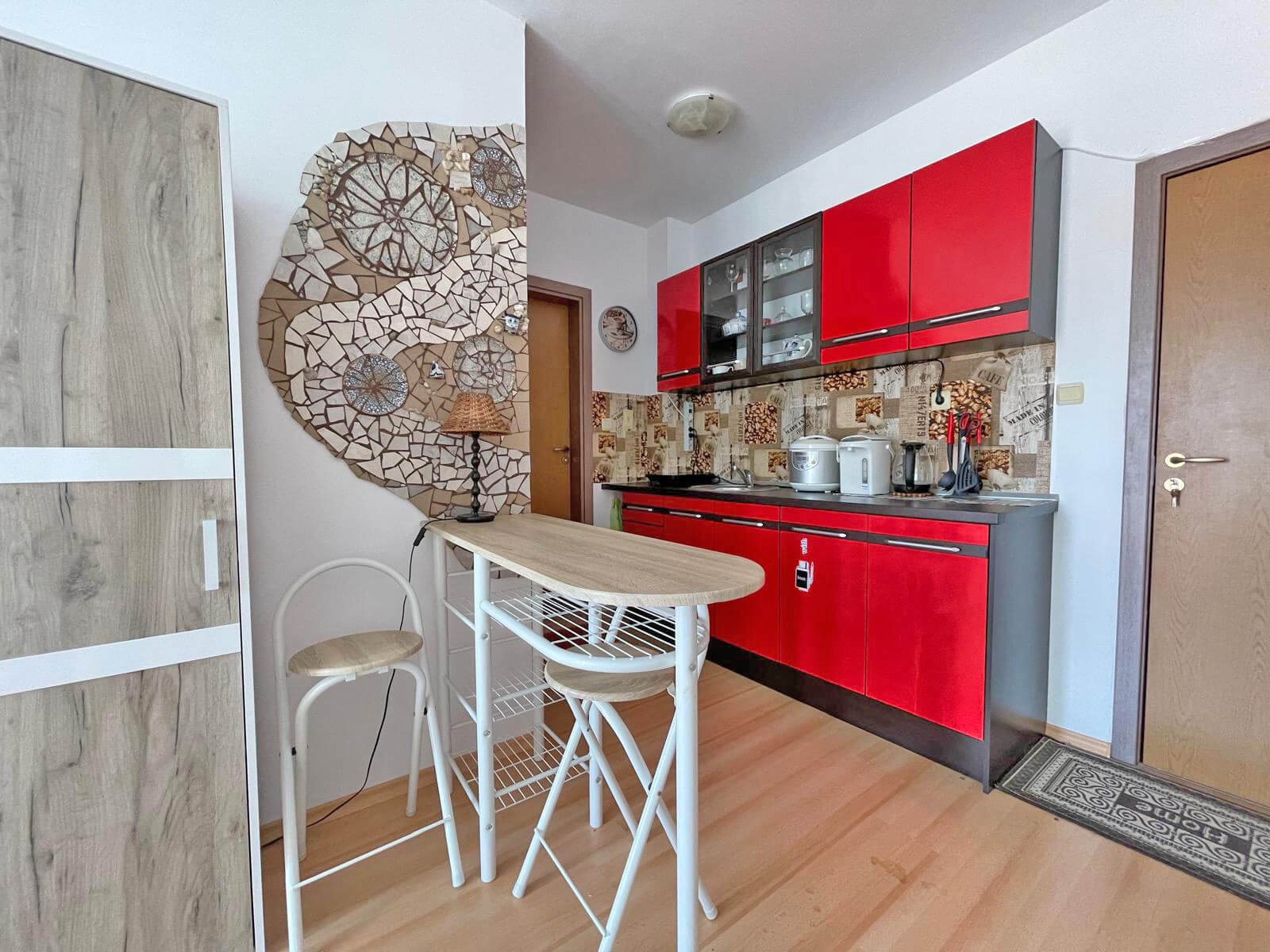 Two-room apartment with a view of the pool in the Sunny Day 6 complex, Sunny Beach, Bulgaria
