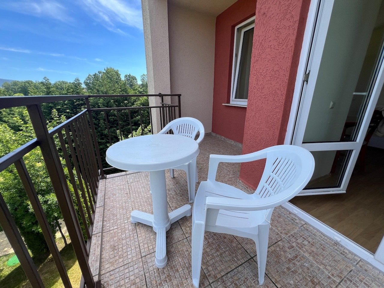 Spacious studio in the Orchid Fort Garden complex, Sunny Beach, Bulgaria