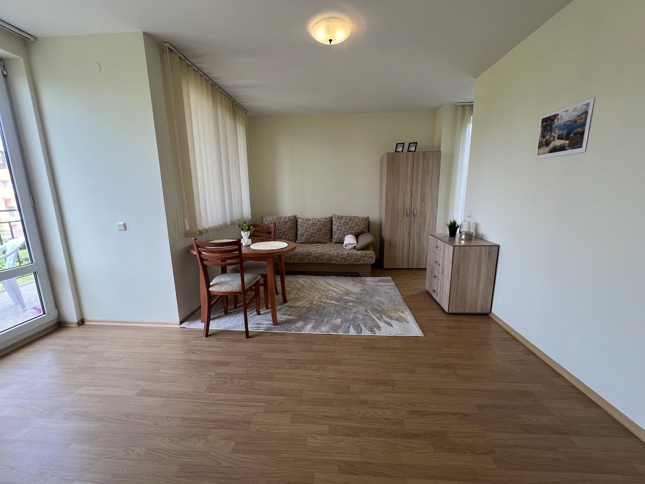 Spacious studio in the Orchid Fort Garden complex, Sunny Beach, Bulgaria