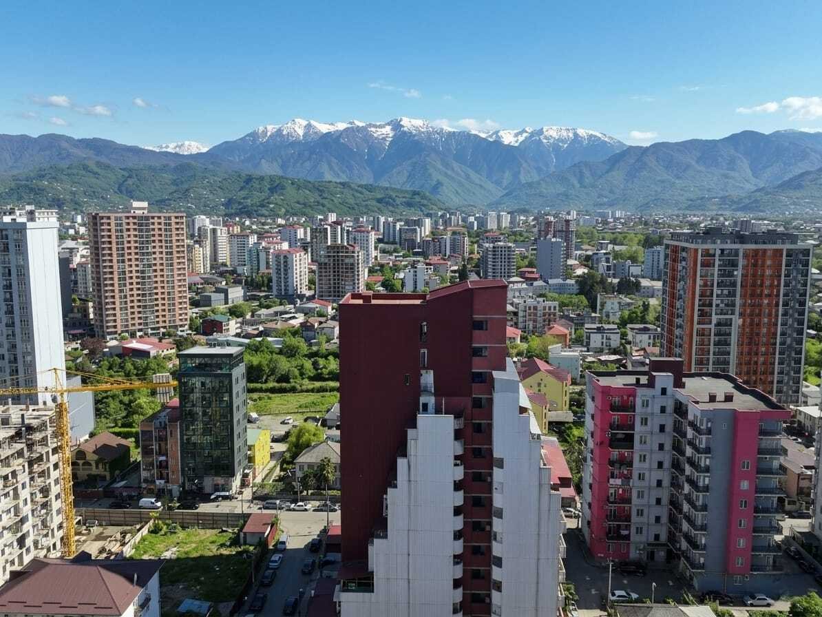 Stylish one-bedroom apartment with mountain view in Batumi, Georgia – high-quality designer renovation, top floor