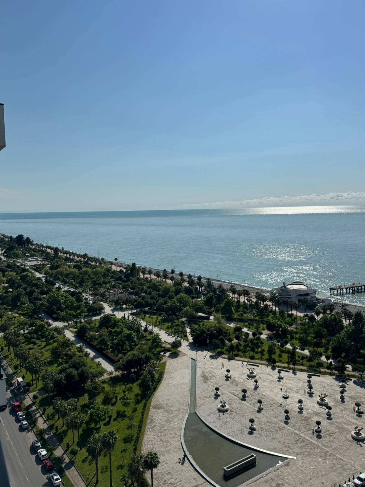 Beautiful apartment with 2 bedrooms and sea view in Batumi, Georgia – Newly renovated with panoramic park view
