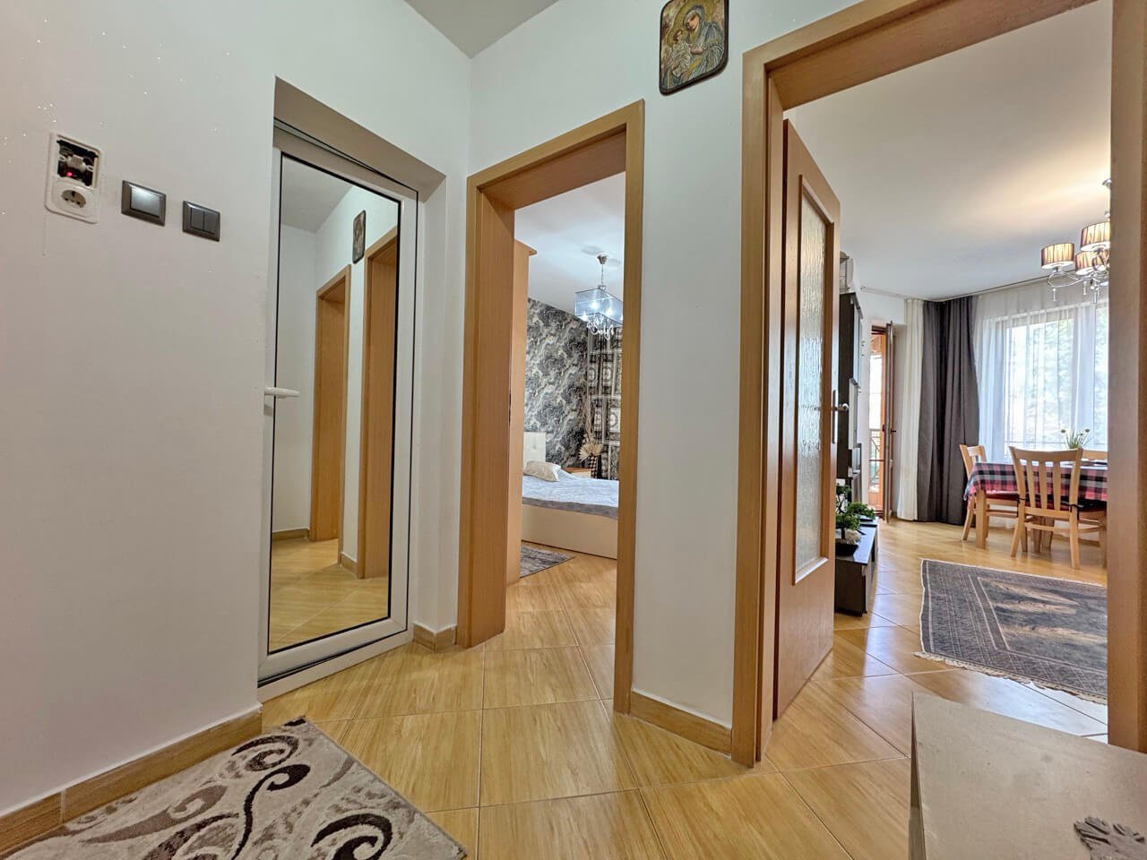 Two-room apartment with pool view in the Golden Dreams complex, Sunny Beach, Bulgaria