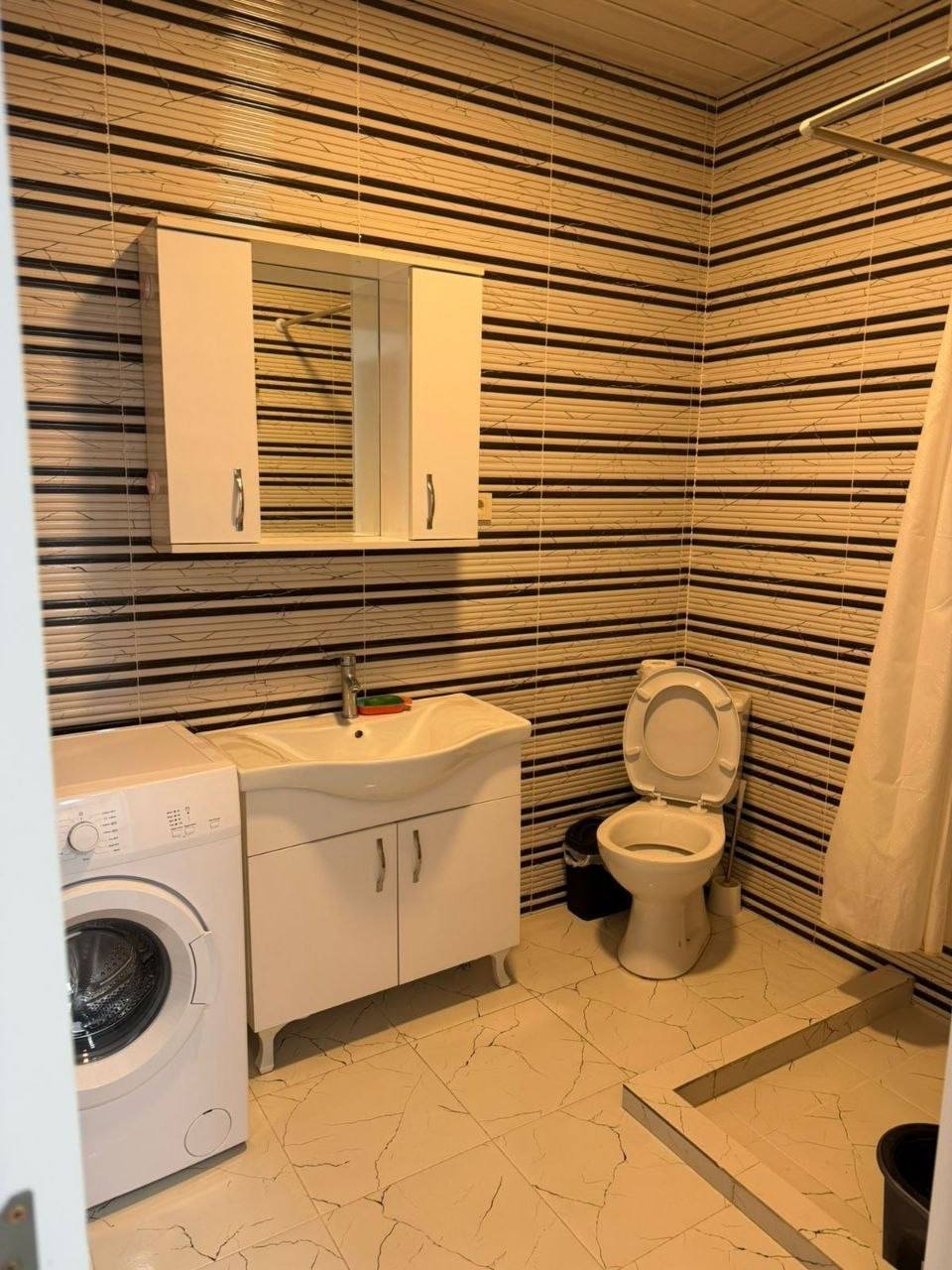 Fully furnished 2-room apartment with sea view in Batumi, Georgia