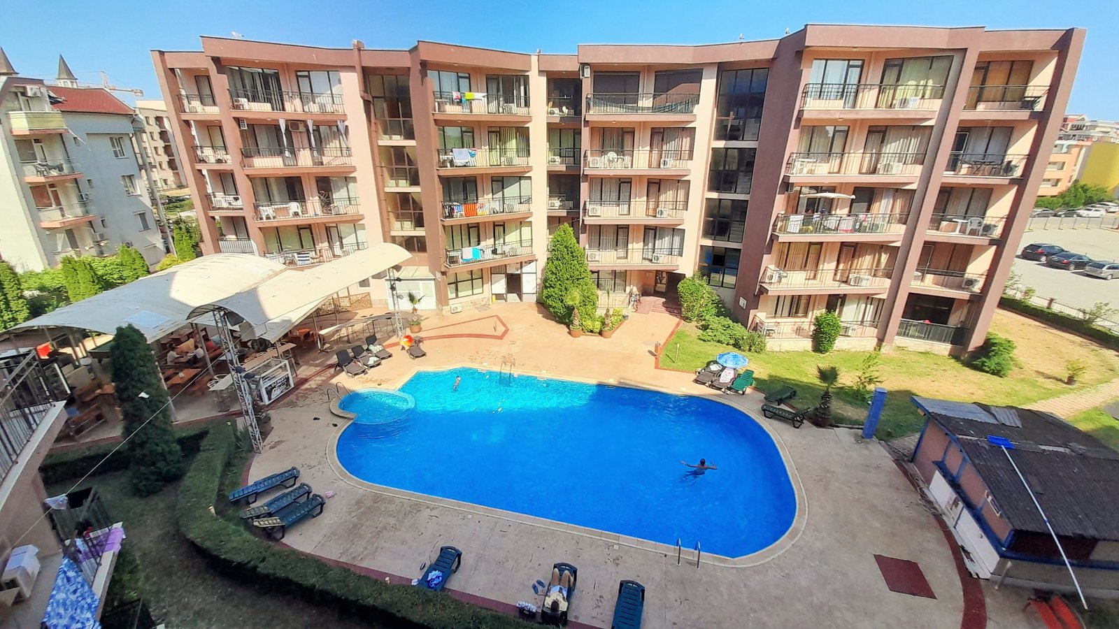 Spacious 2-room apartment at Sea Grace, Sunny Beach, Bulgaria