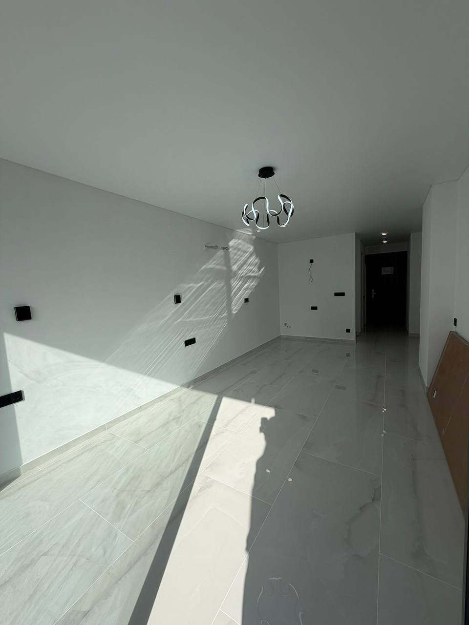 Bright renovated studio apartment in Batumi, Georgia with beautiful sea and green views