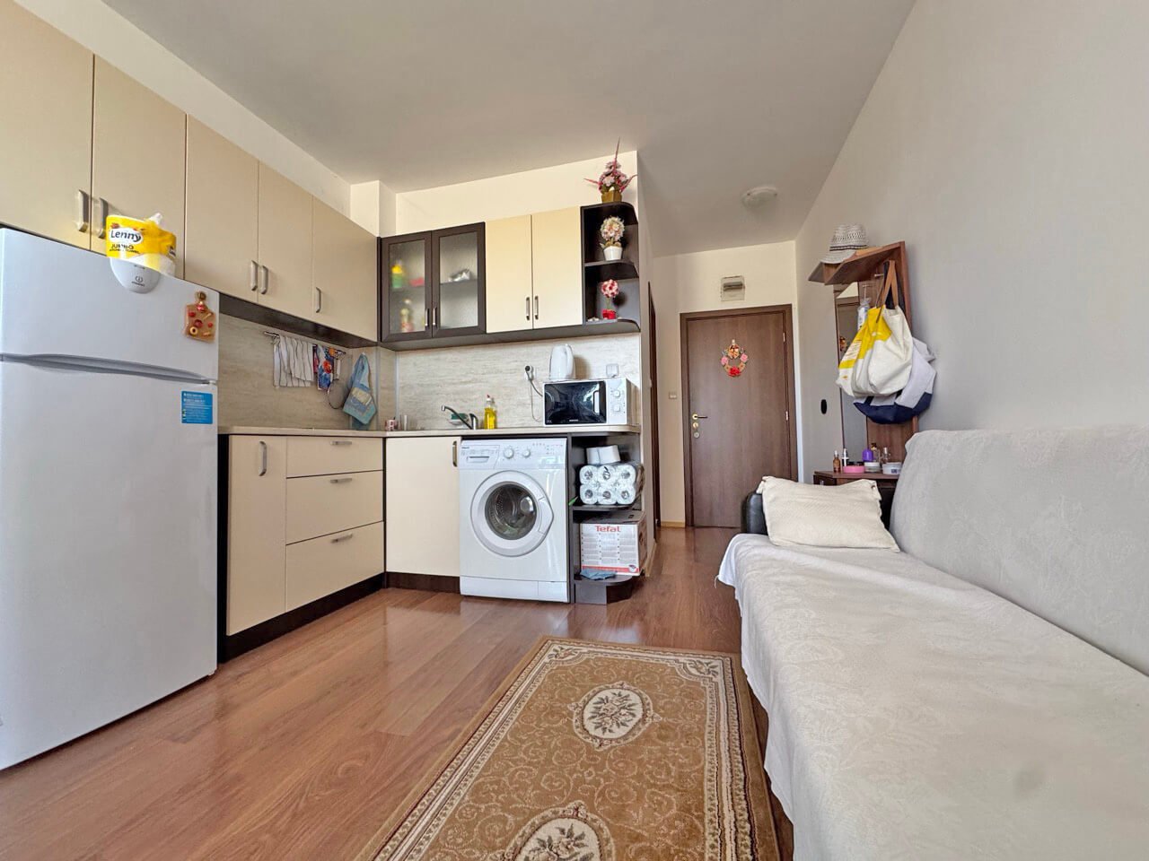 Three-room apartment with mountain views in the Sunny Day 6 residential complex at Sunny Beach, Bulgaria