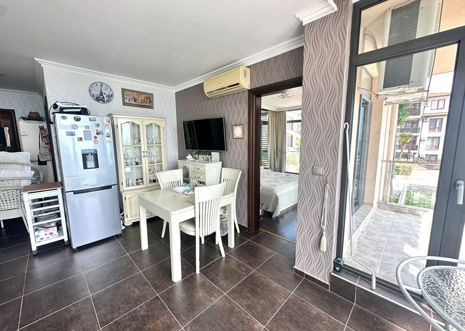 Three-room apartment with sea view in the exclusive Dolce Vita complex, Sveti Vlas, Bulgaria