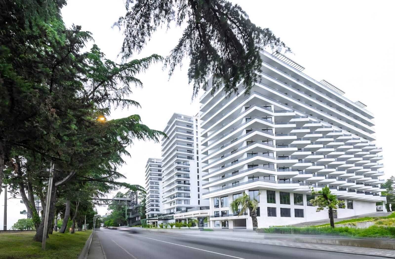 Mziuri Gardens – Premium fully furnished 1-bedroom apartment with large terrace and sea view in Batumi, Georgia