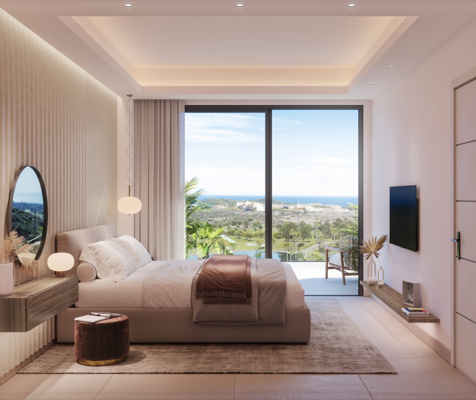 Luxury villa with sea views, next to golf, Las Lagunas de Mijas