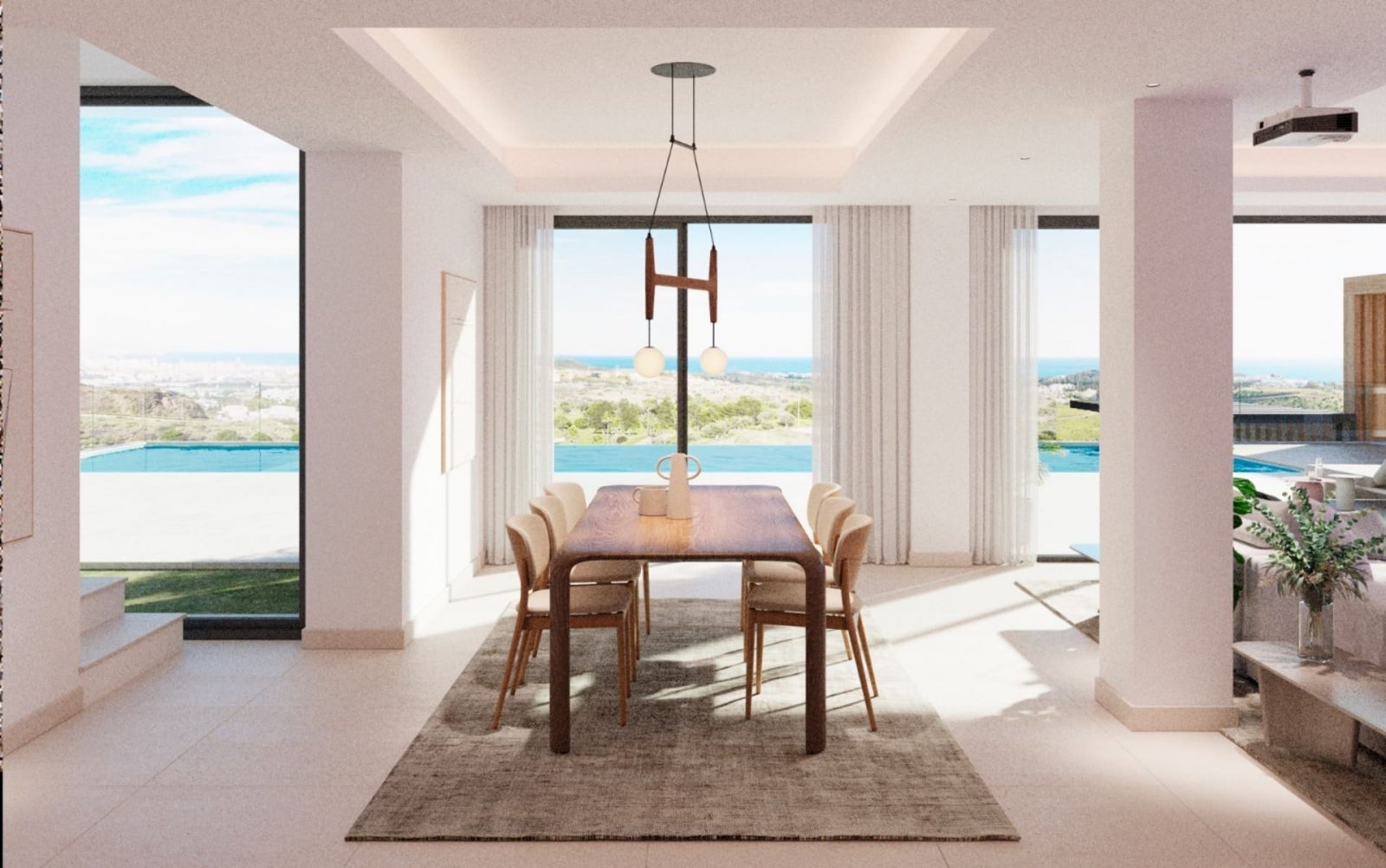 Luxury villa with sea views, next to golf, Las Lagunas de Mijas