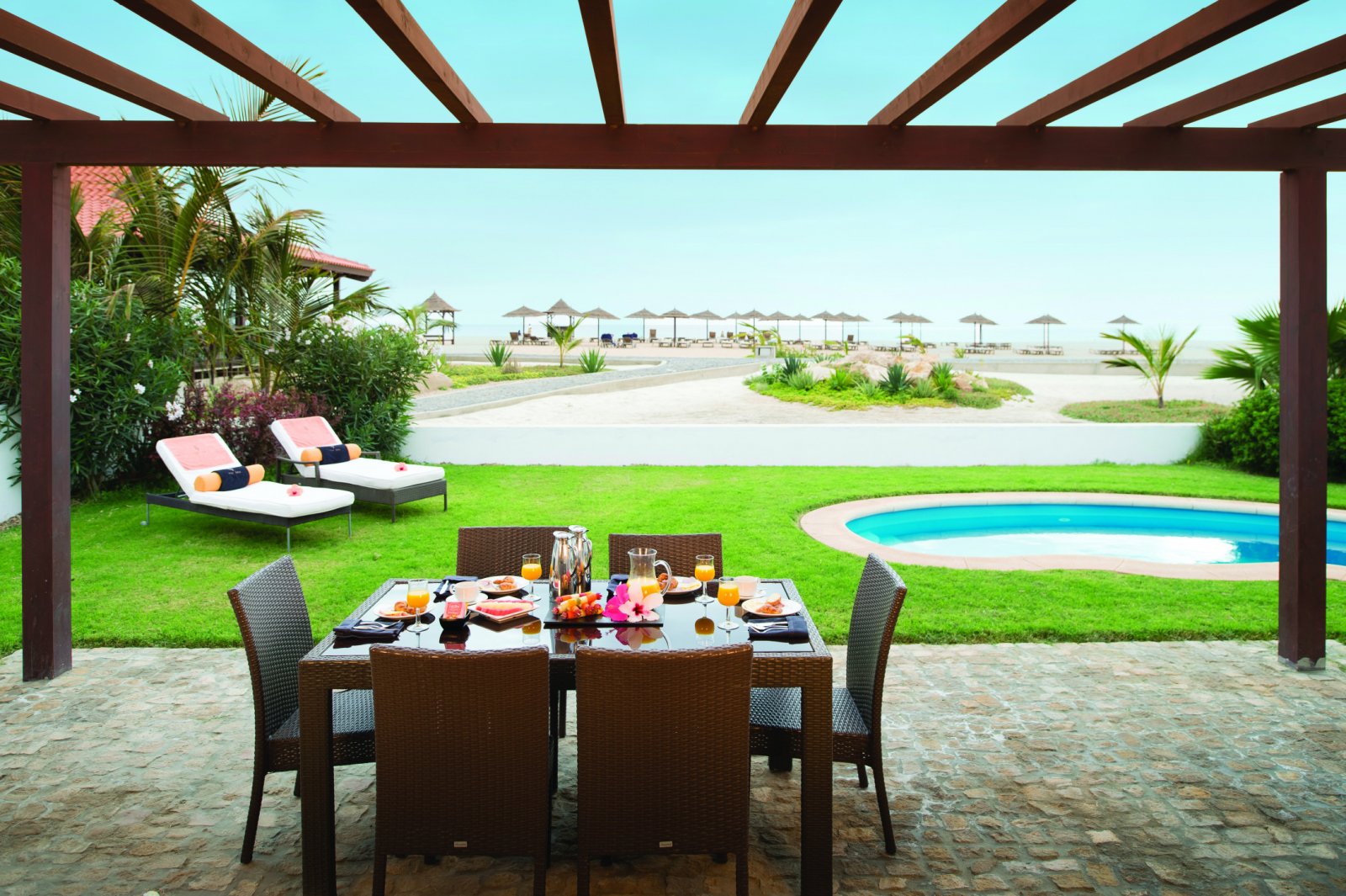 Exclusive three-bedroom first line by the sea | Tortuga Beach Resort, Sal Island, Cape Verde