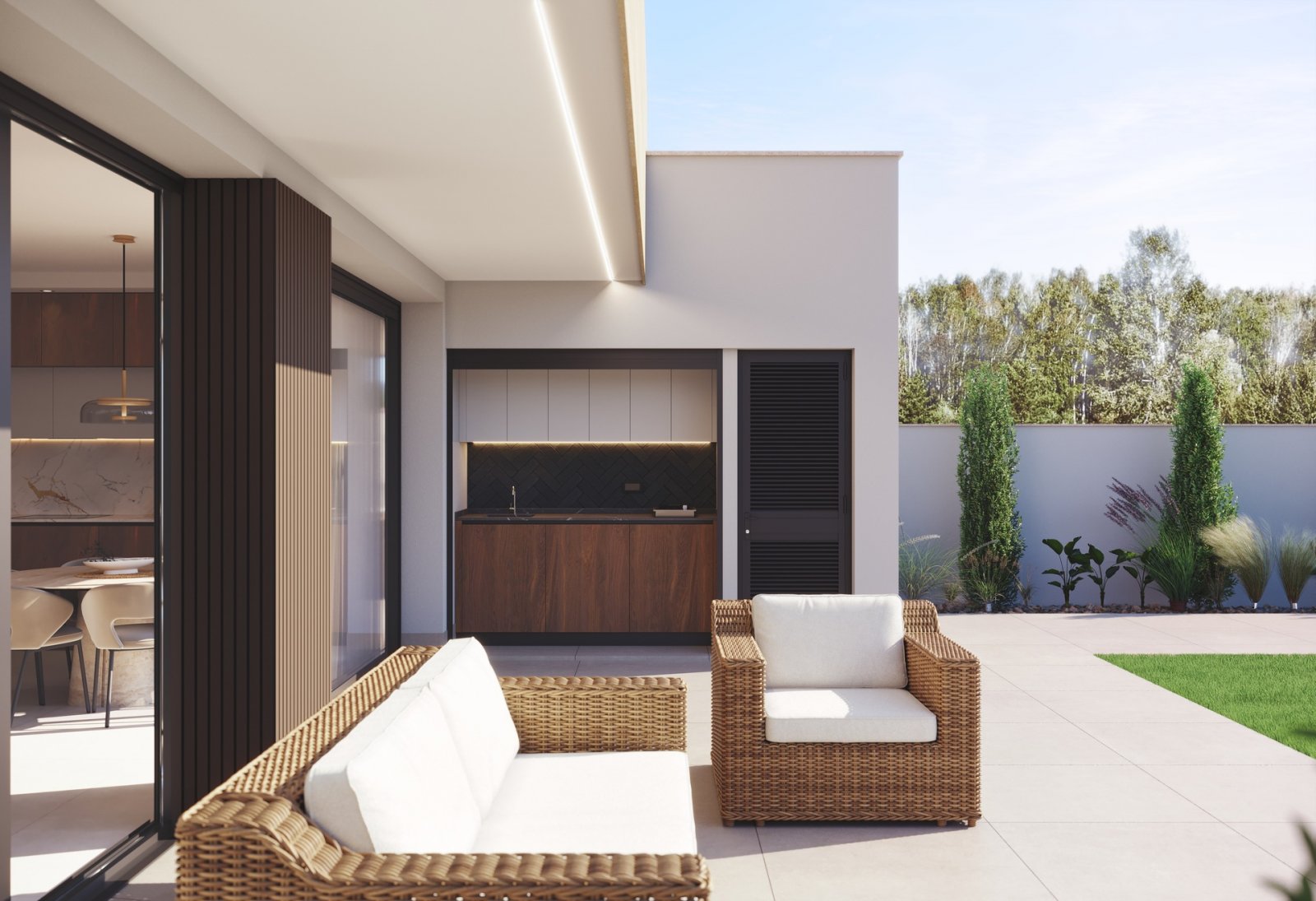 Luxury house by the sea, private pool, Santiago de la Ribera