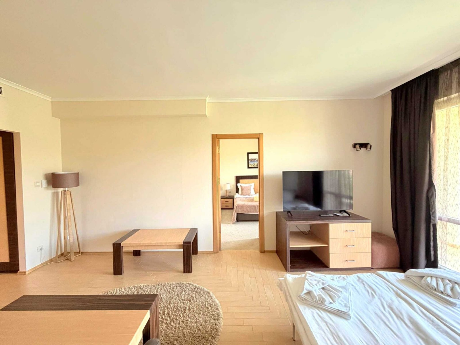 Apartment with 1 bedroom in the Majestic complex, first line to the sea, Sunny Beach, Bulgaria