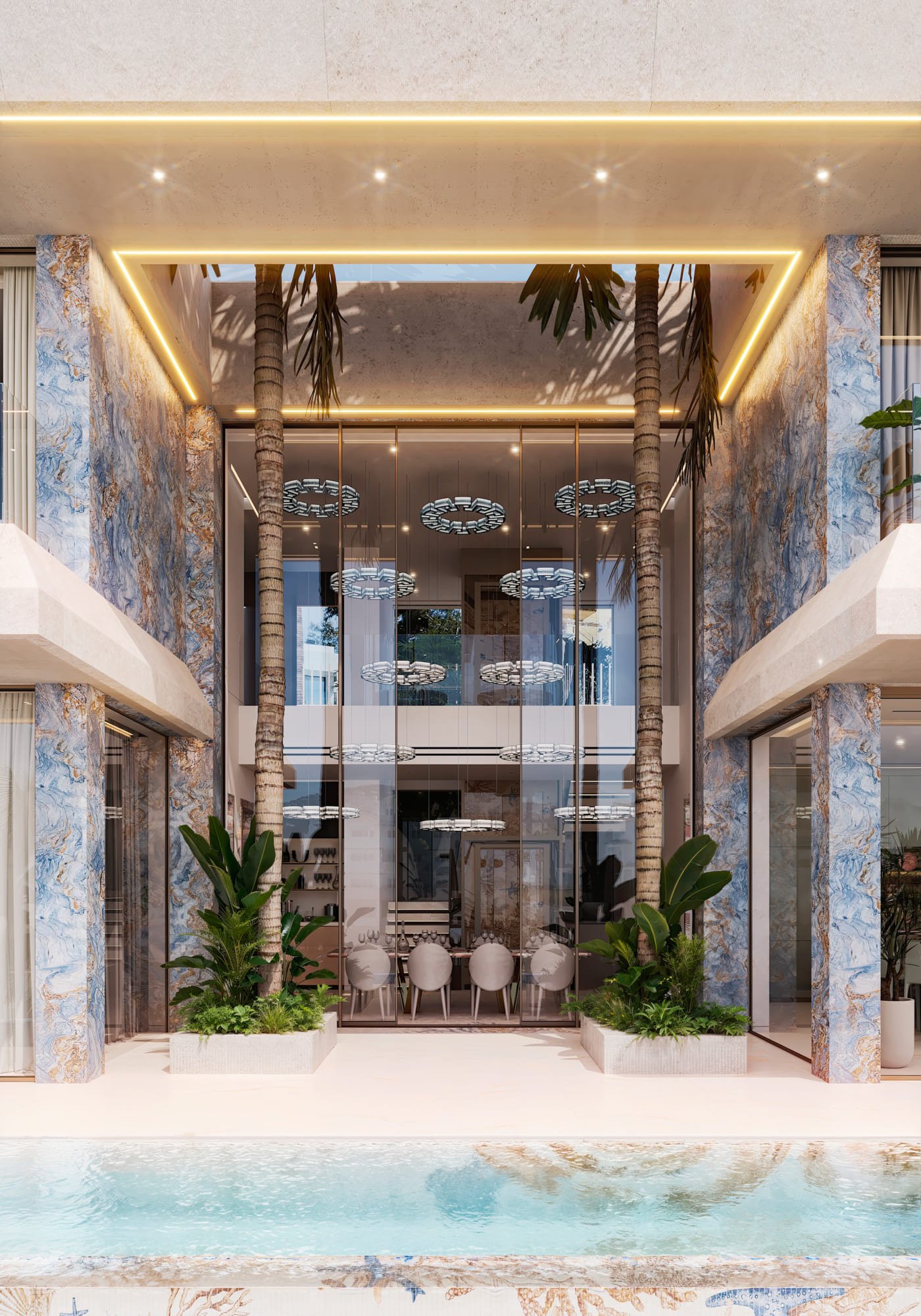 Luxury villa by the sea, prestigious Marbella