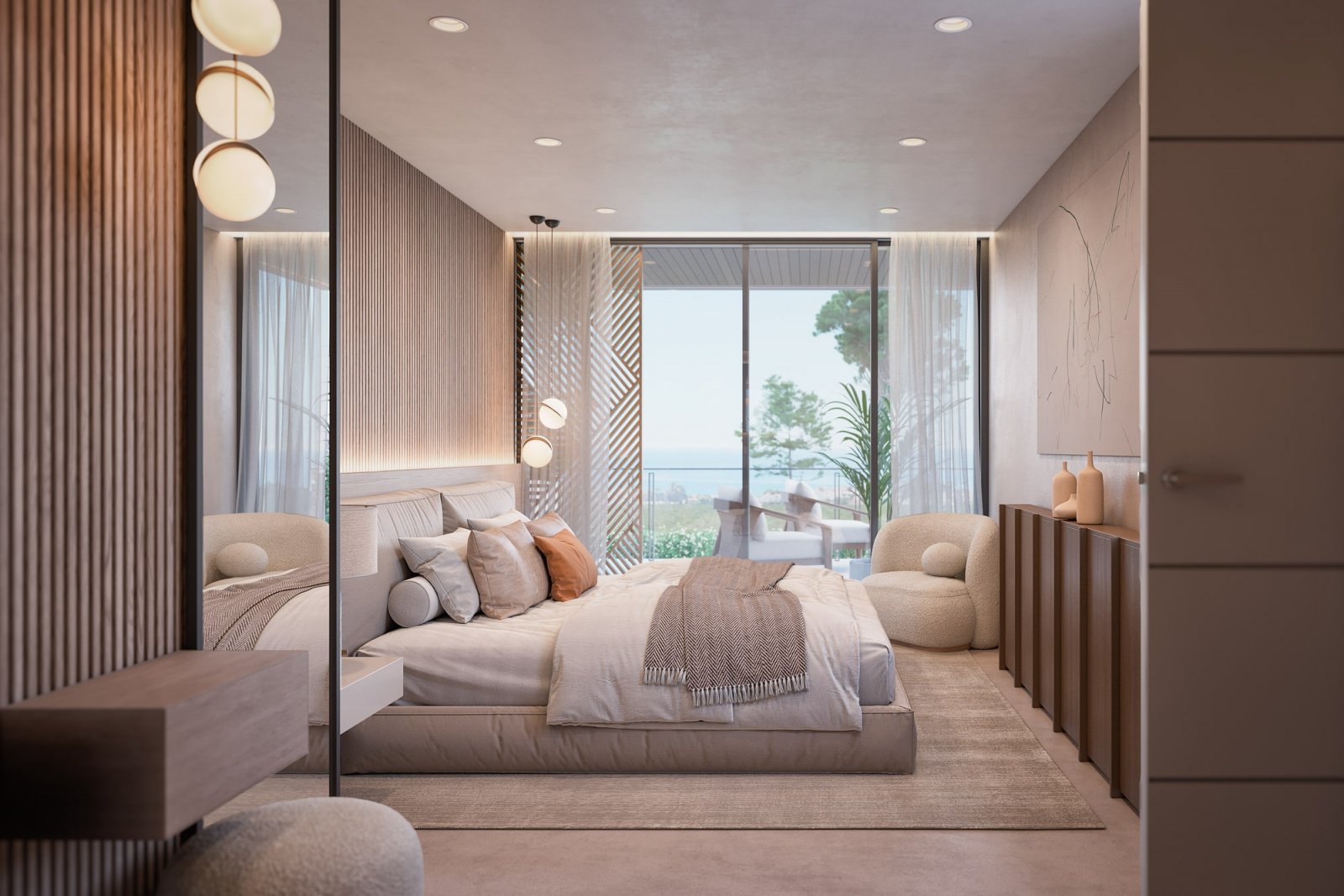 Exclusive townhouses with sea views, Marbella