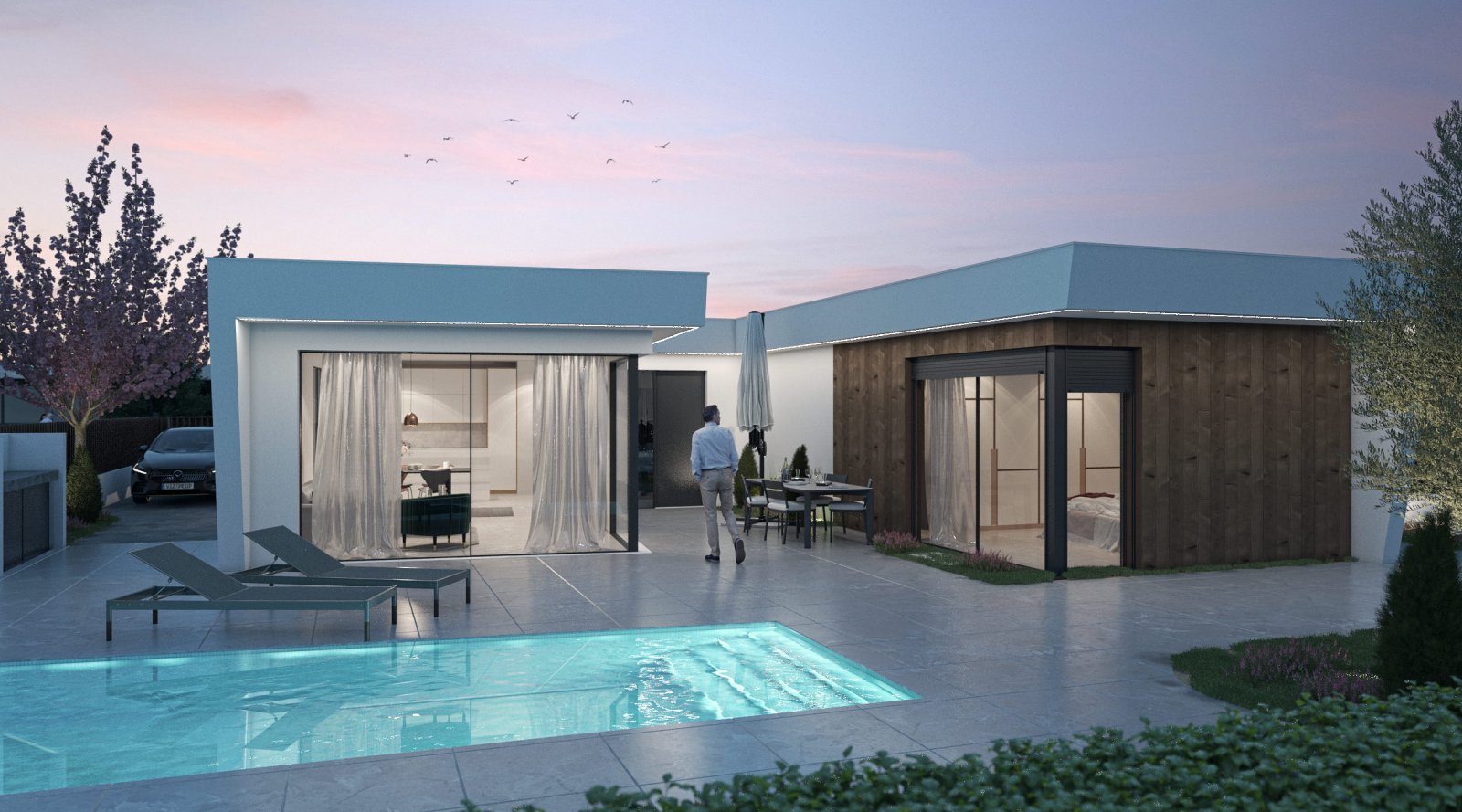Luxury house with pool near the airport, Murcia