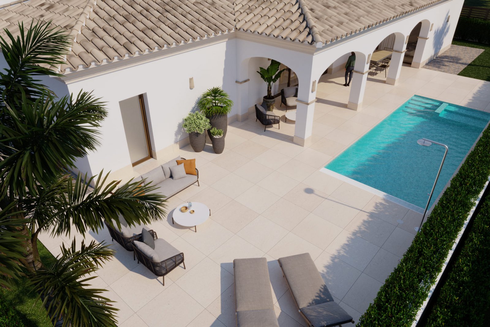Modern house by the sea, private pool, San Pedro del Pinatar
