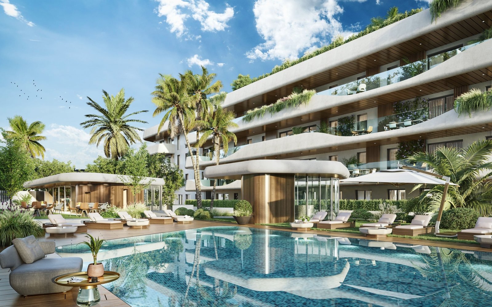 Exklusives Apartment mit Meerblick, in Strandnähe, Marbella
