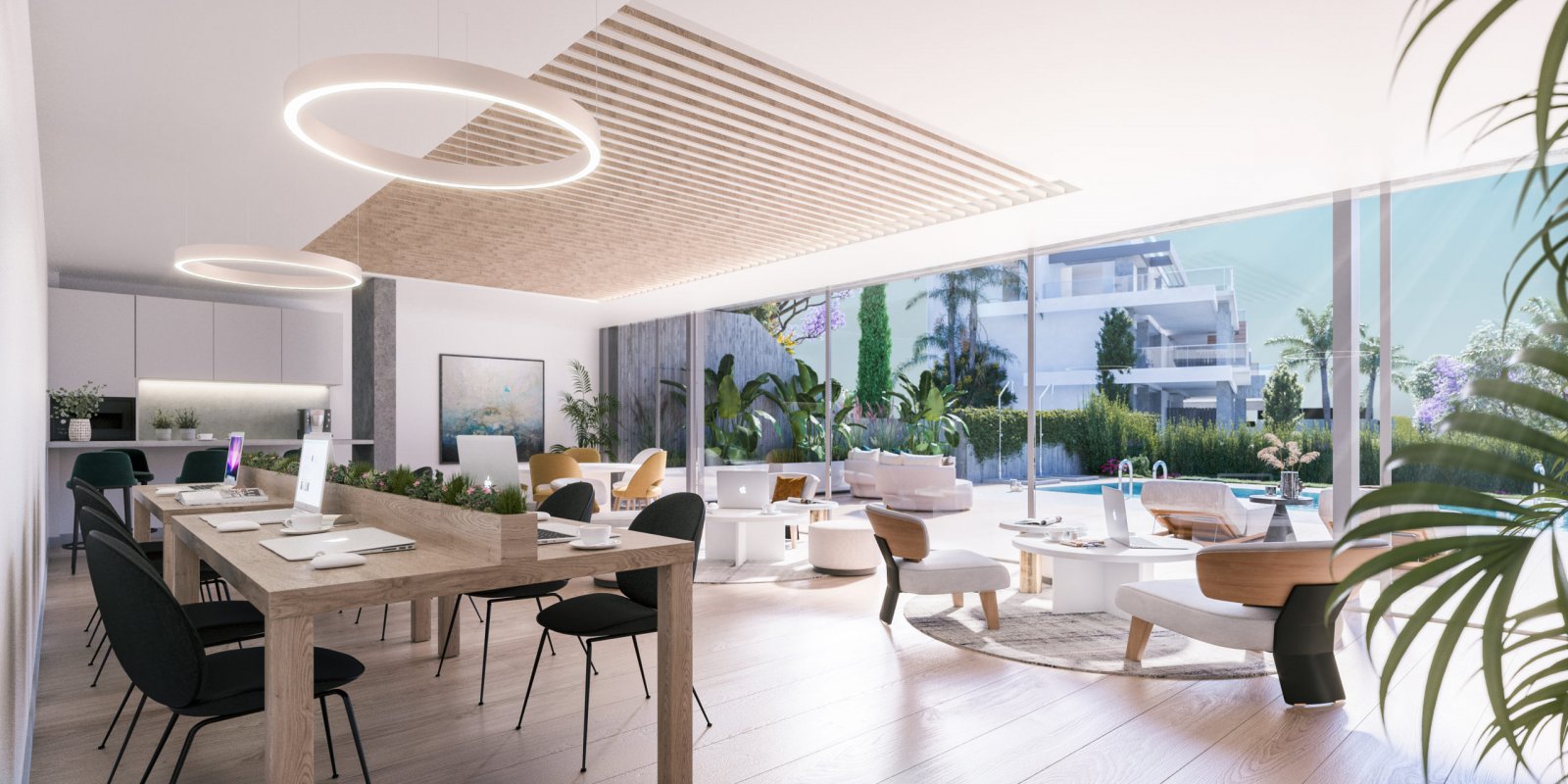 Elegant apartments by the sea, exclusive residence, Malaga