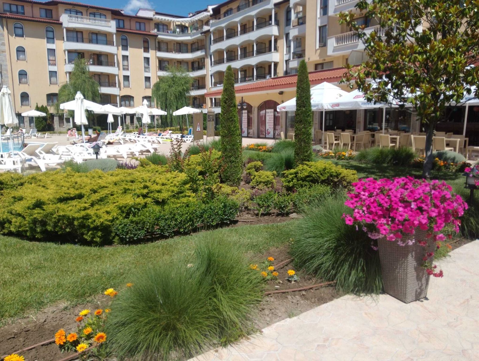 2-room apartment in the Royal Sun complex at Sunny Beach in Bulgaria