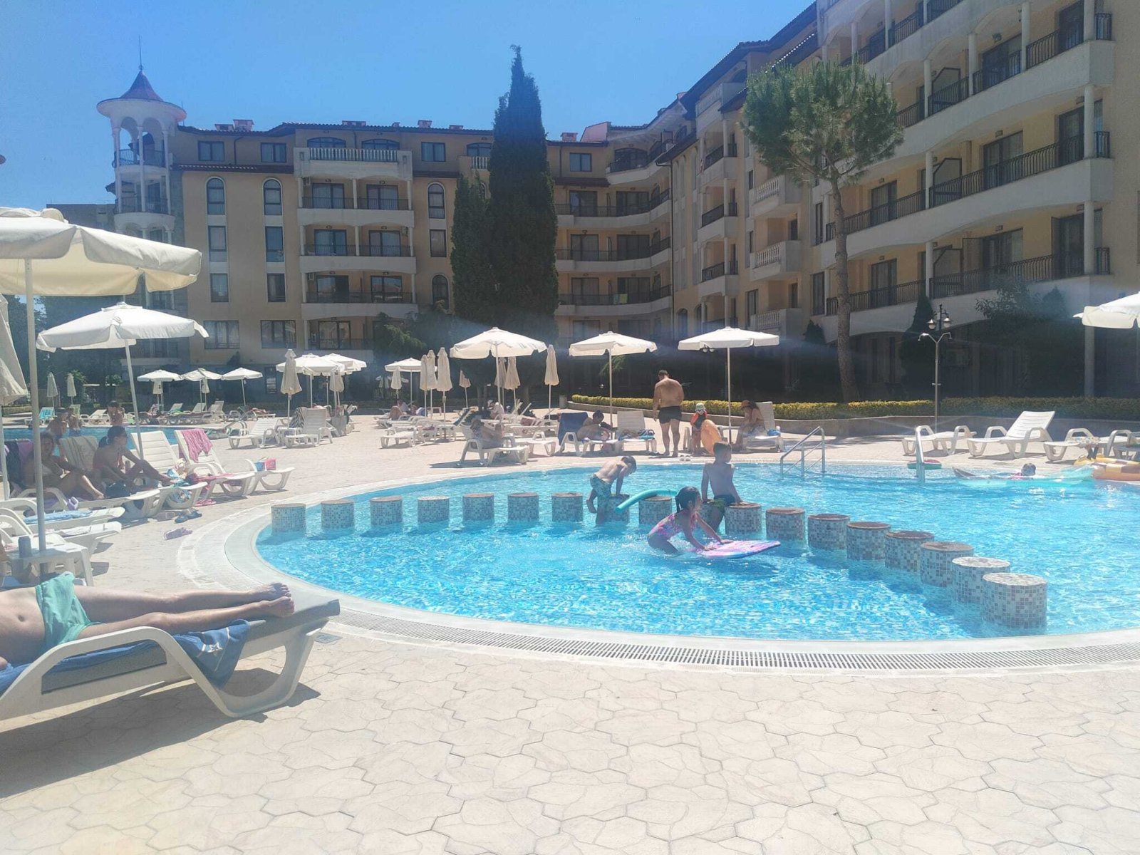 2-room apartment in the Royal Sun complex at Sunny Beach in Bulgaria