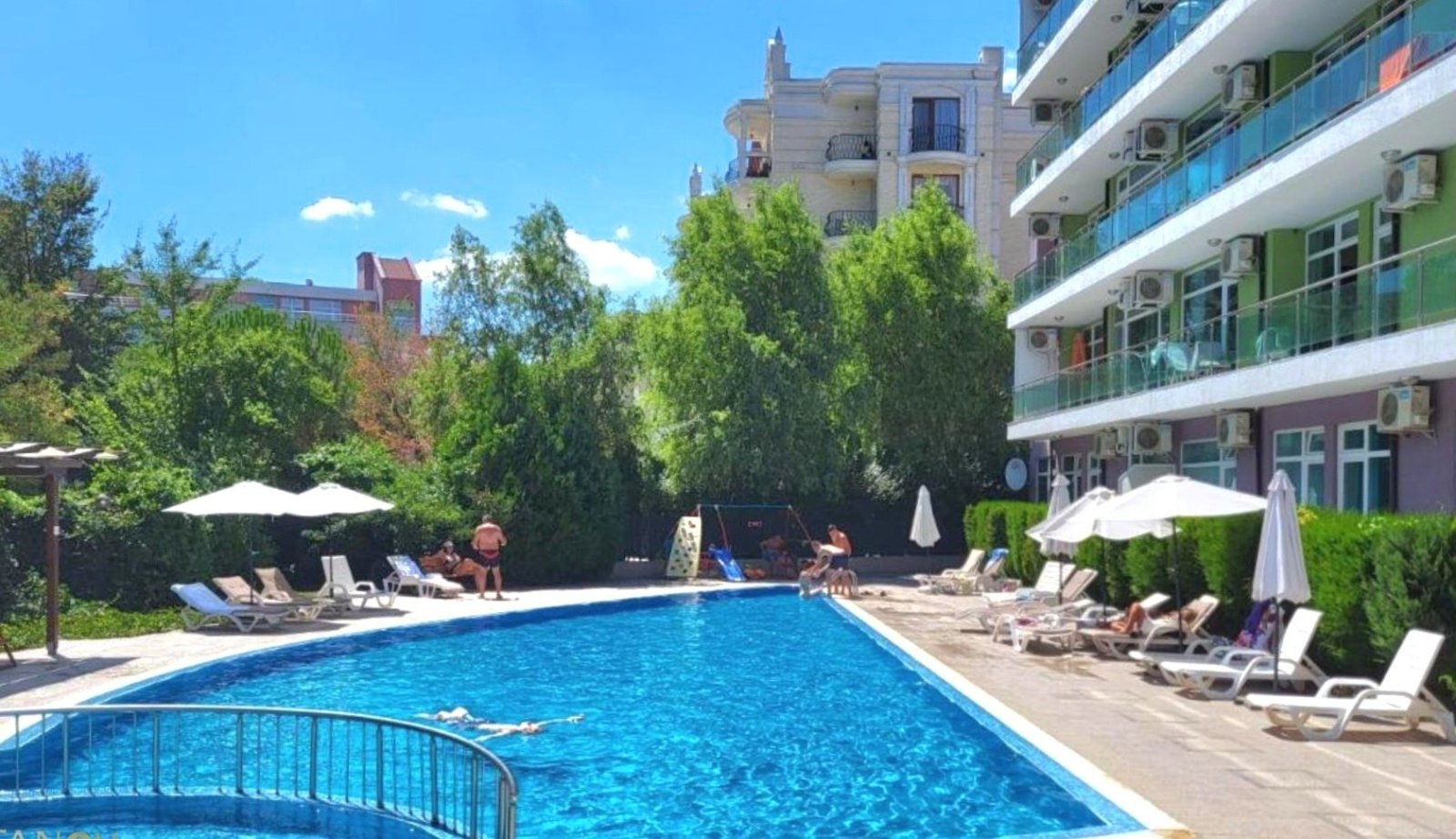 2-room apartment in the Sol Marine residential complex in Sunny Beach, Bulgaria.