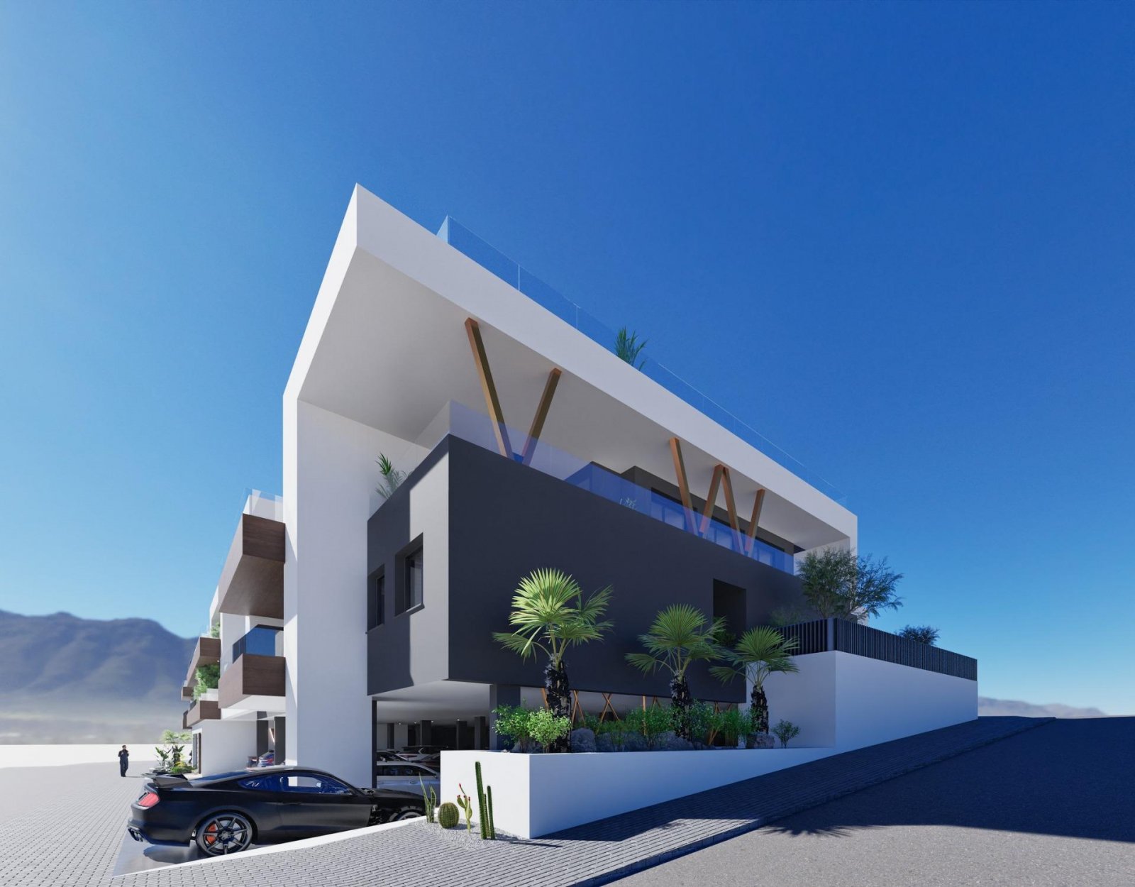 Neue Apartments in Benijófar mit Terrasse und Dachpool im Herzen der Stadt