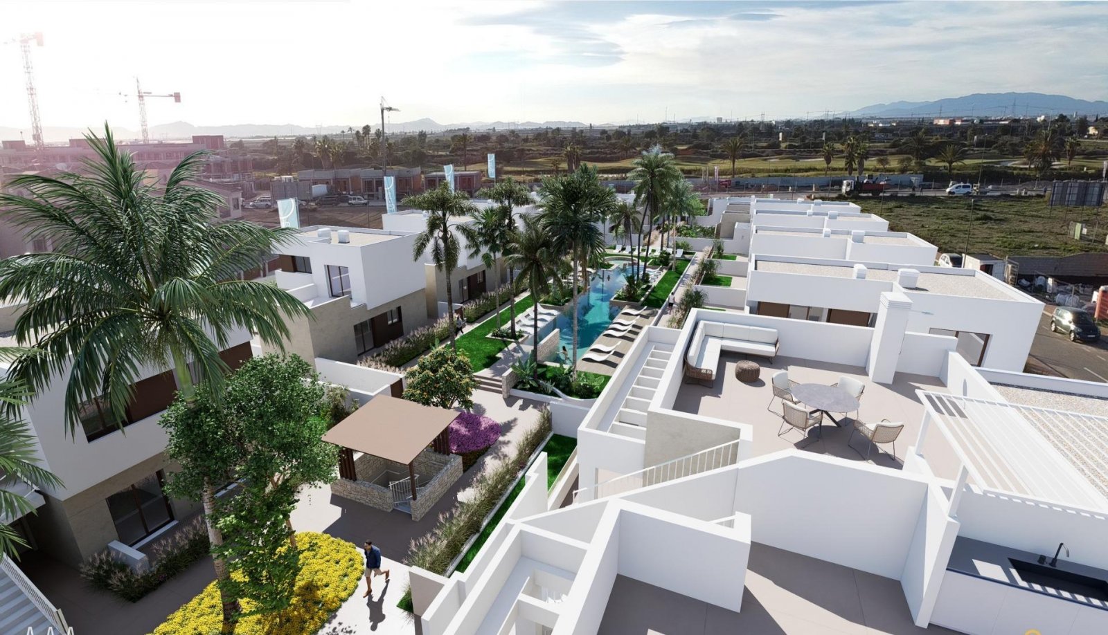 Elegant bungalow with terrace by the sea – Los Alcázares