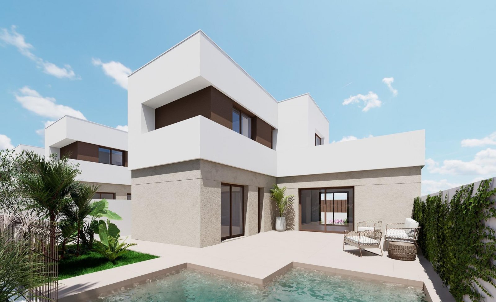 Stylish villa with a spacious terrace near the Mar Menor – Los Alcázares