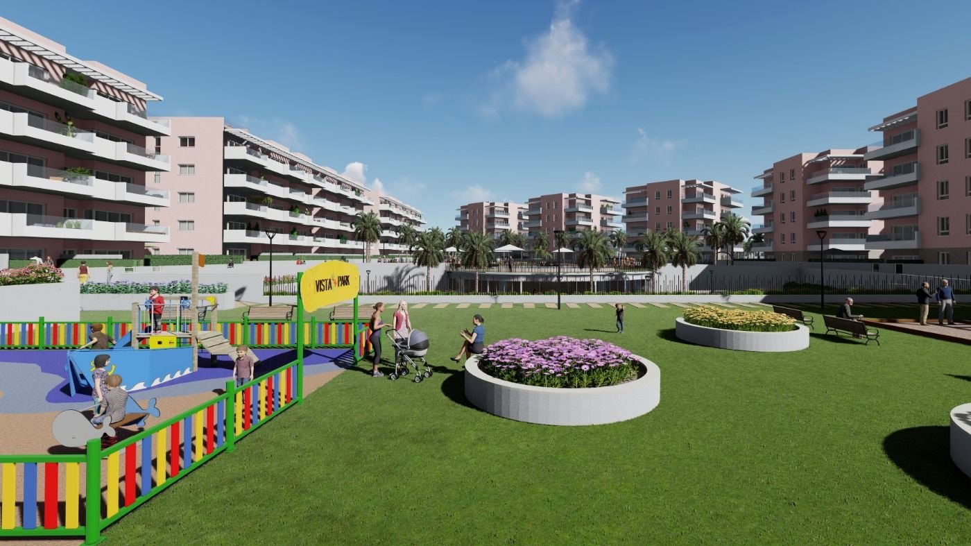 Geräumiges Apartment mit Terrasse und Poolblick – Guardamar del Segura