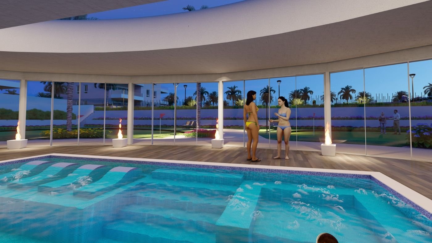 Geräumiges Apartment mit Terrasse und Poolblick – Guardamar del Segura