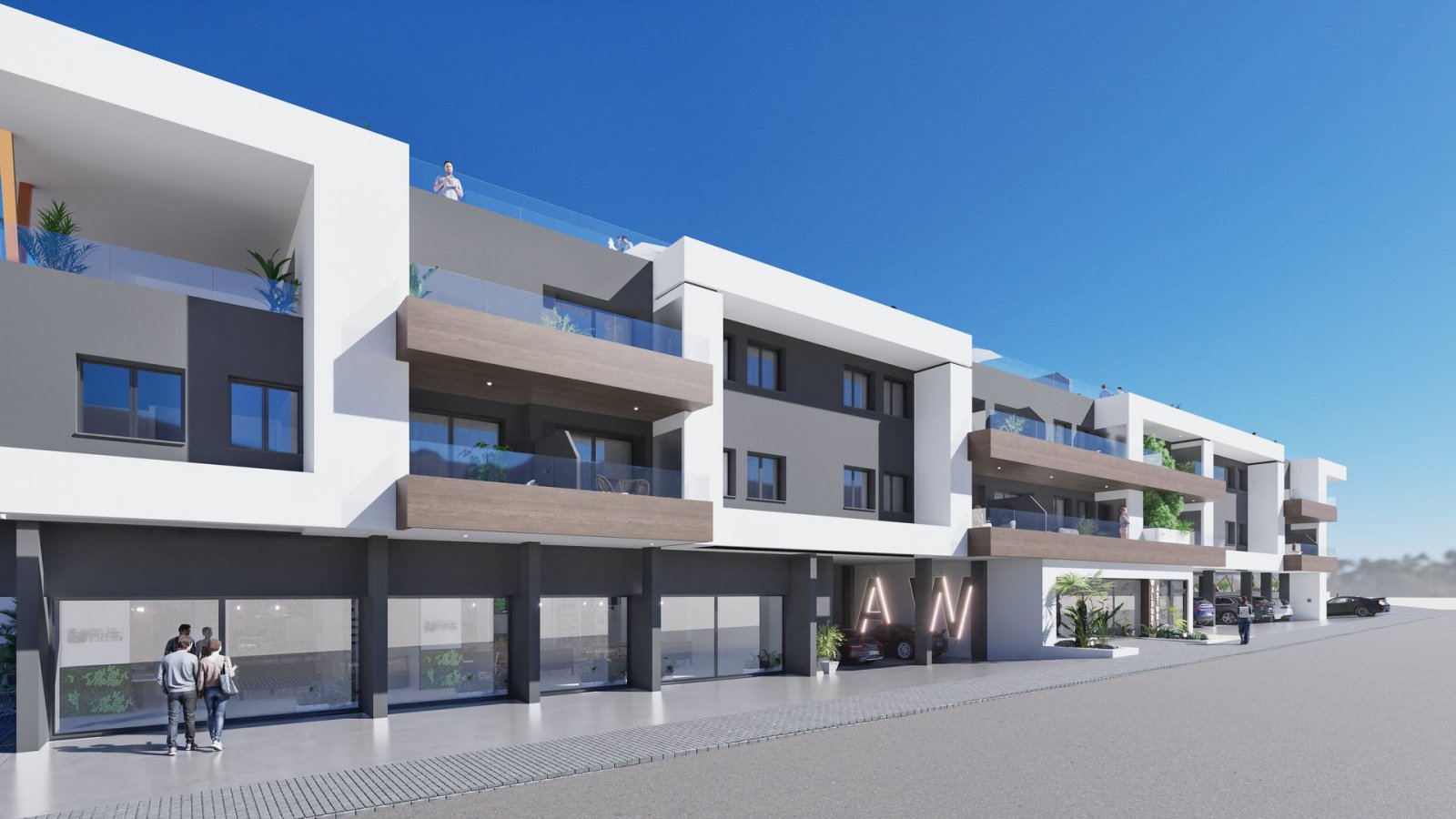 Modern apartments → terraces, private gardens and solariums → Benijófar