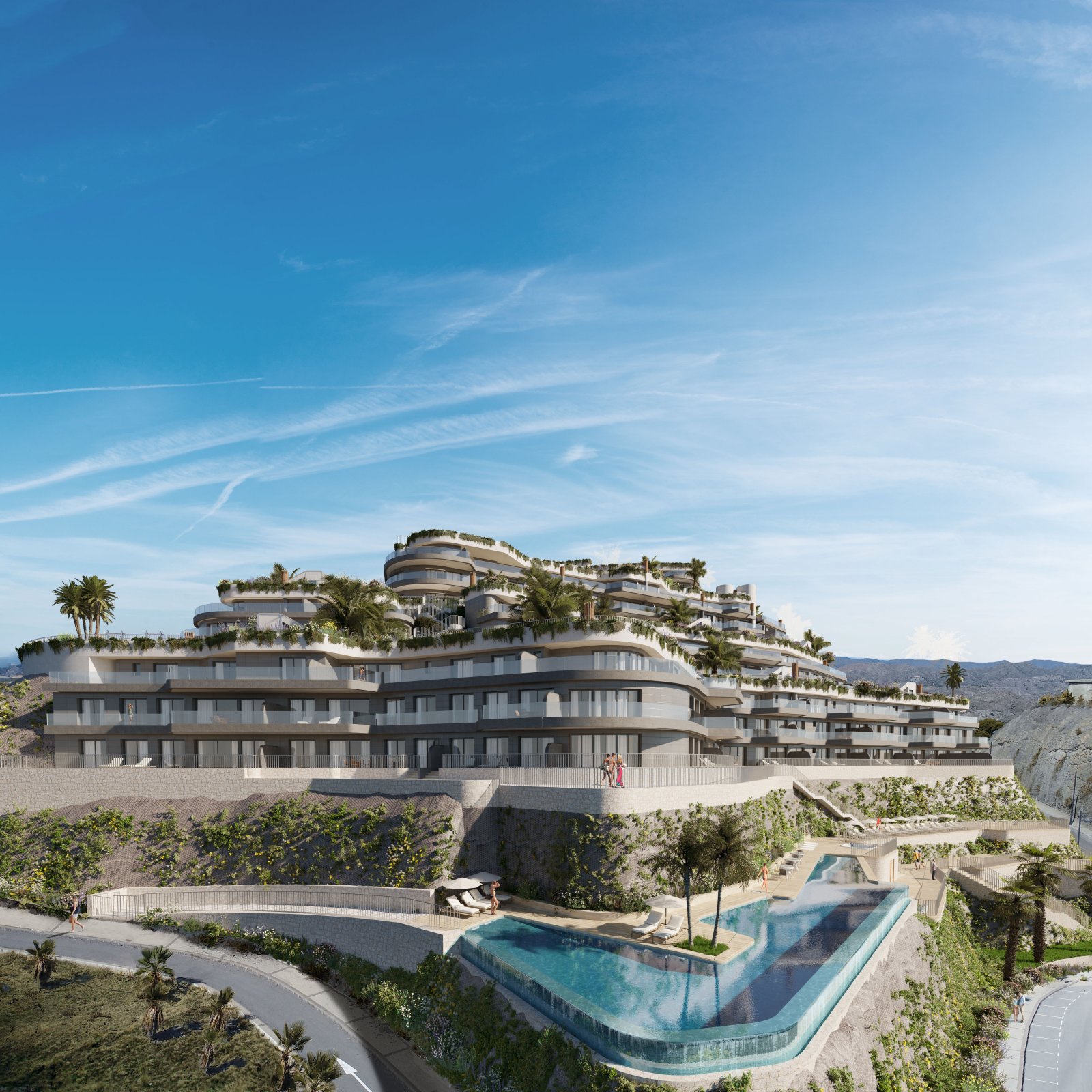 Sonnige Apartments → Erste Strandlage, Swimmingpool und Garage → Águilas
