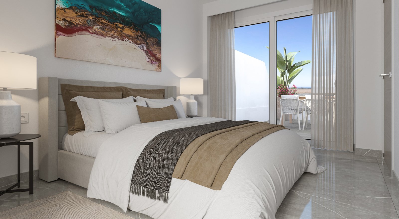 Mediterrane Apartments → Meerblick, Pool und Garten → Xeresa