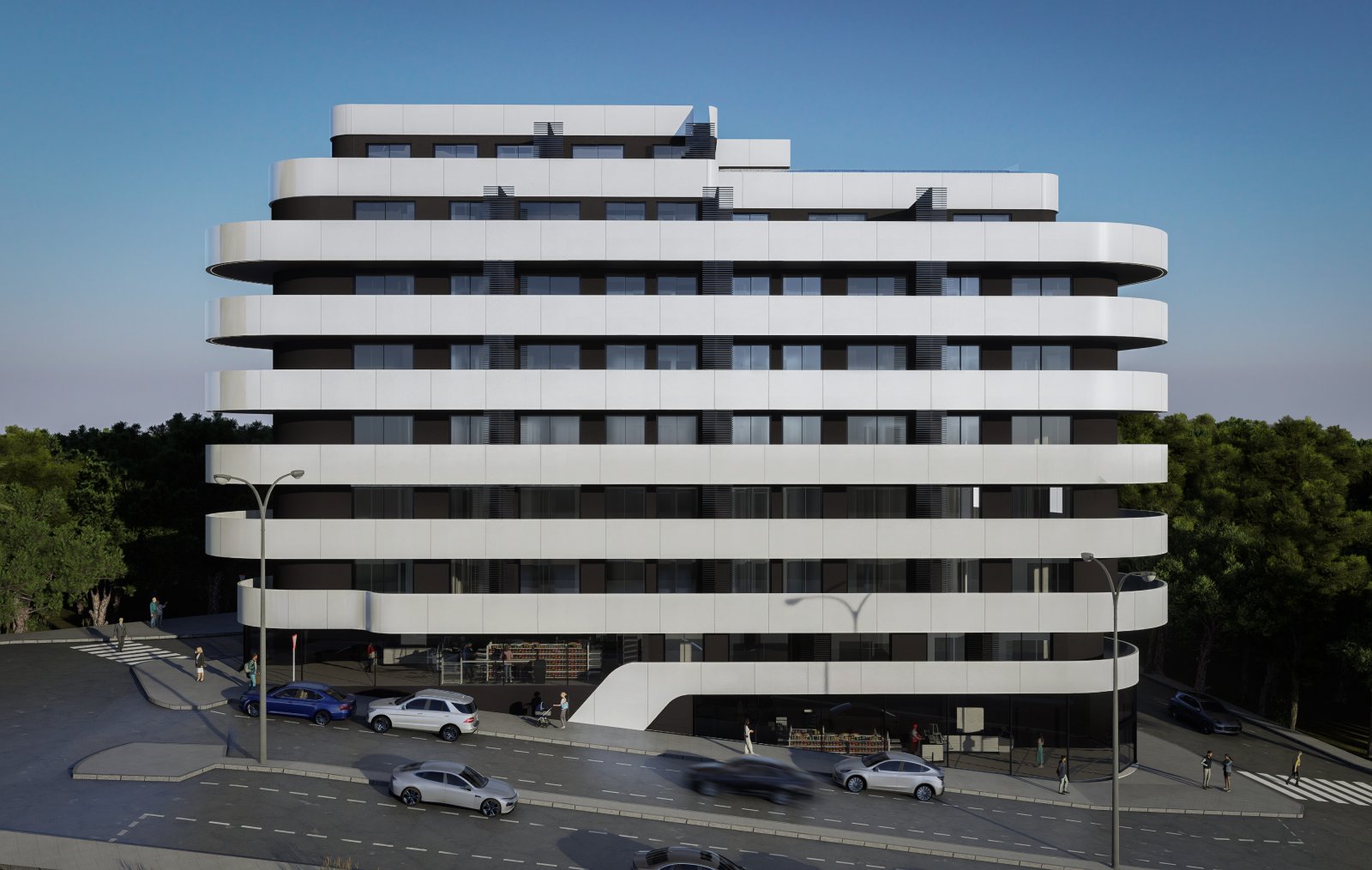 Luxury penthouse with 2 bedrooms, large terrace and solarium 1 km from the beach, Calpe, Spain