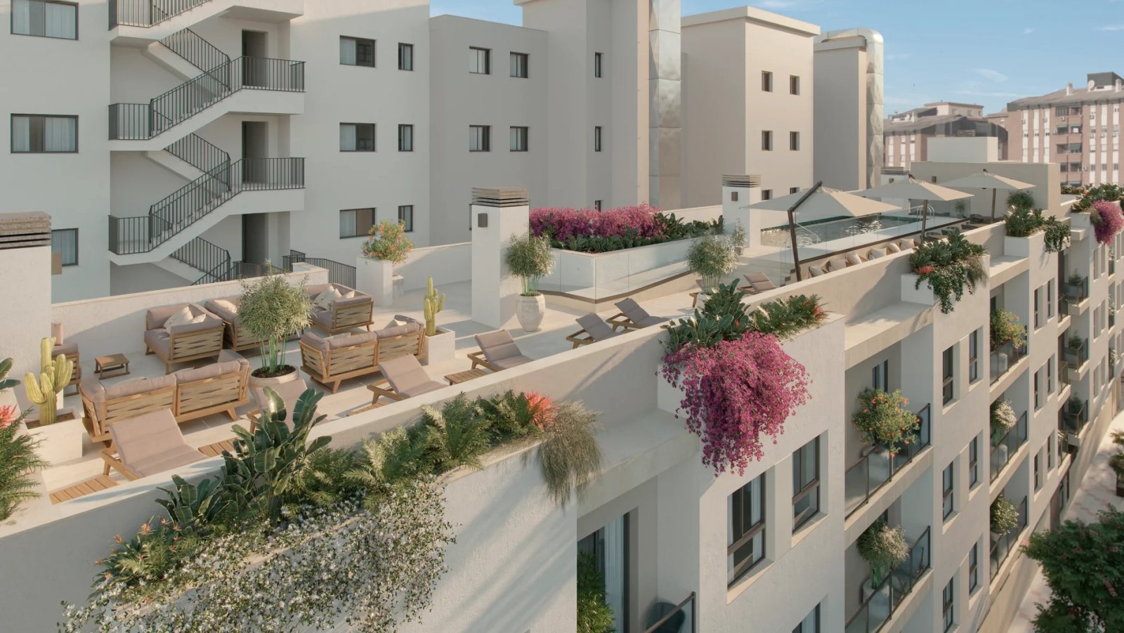 Modern residence with sea views, 2 km from the beach, Málaga